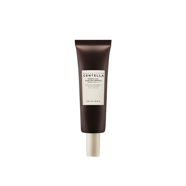 skin1004 madagascar centella probio-cica glow sun ampoule – daily sun care with glow, calm, and protection