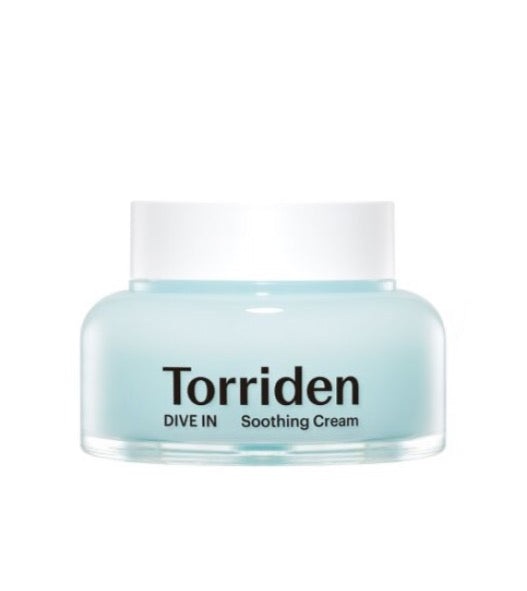 torriden dive-in hyaluronic acid soothing cream 100ml – deep hydration for calm, supple skin