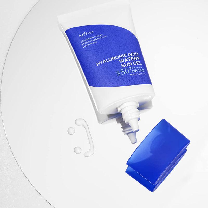 isntree hyaluronic acid watery sun gel spf50+ pa++++ – hydration and protection in one gentle touch