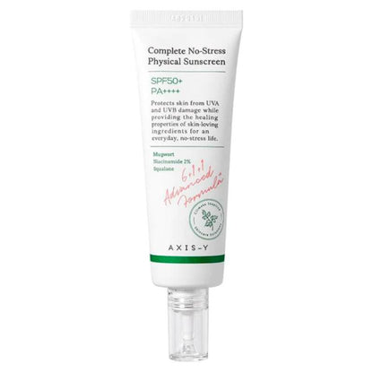 Écran solaire physique Axis-Y Complete No-Stress v.3 50 ml – protection ultime sans irritation