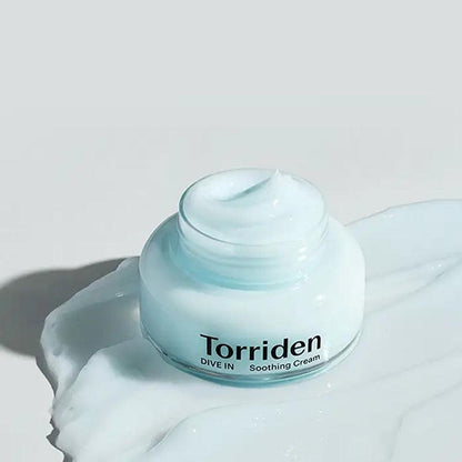 Crème apaisante à l'acide hyaluronique Torriden Dive-In 100 ml – Hydratation profonde pour une peau apaisée et souple