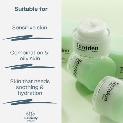 torriden balanceful cica soothing cream 80ml – calm, balance, and strengthen